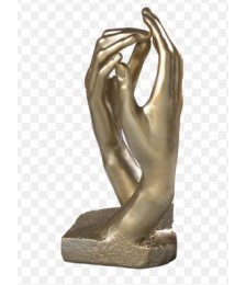 SCULTURA MANI ORO