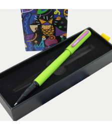 PENNA METALLO ROLLER VERDE