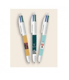 PENNE 4 COLORI NATALIZIE BIC