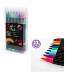 BRUSH MARKERS