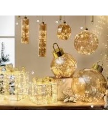 SFERA IN VETRO DORATO CON...