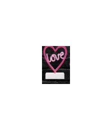 LAMPADA LED CON SCRITTA LOVE